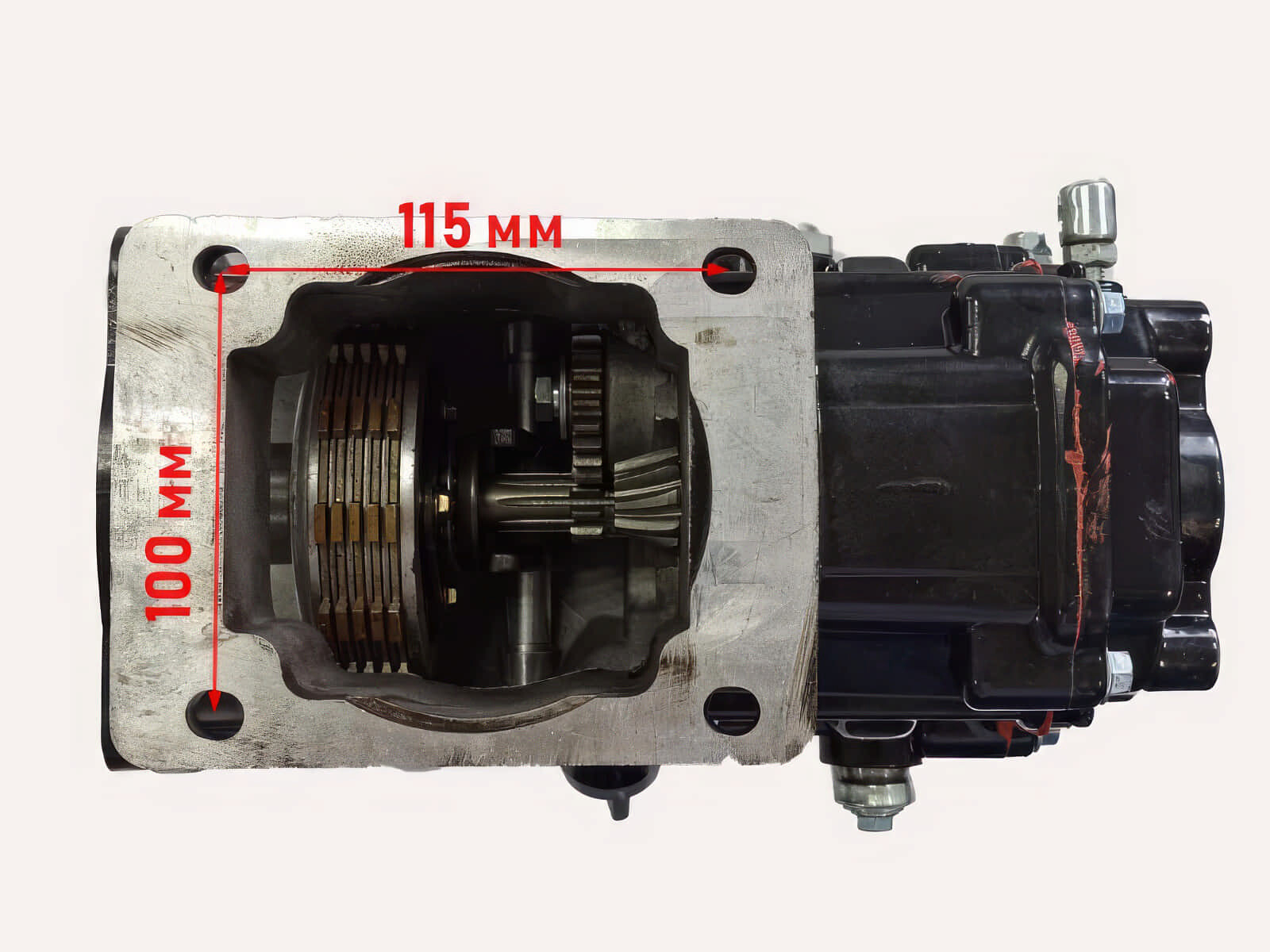 Коробка передач для культиватора/мотоблока 3+1 STARK ST-1000F с плитой (02365) - Фото 4