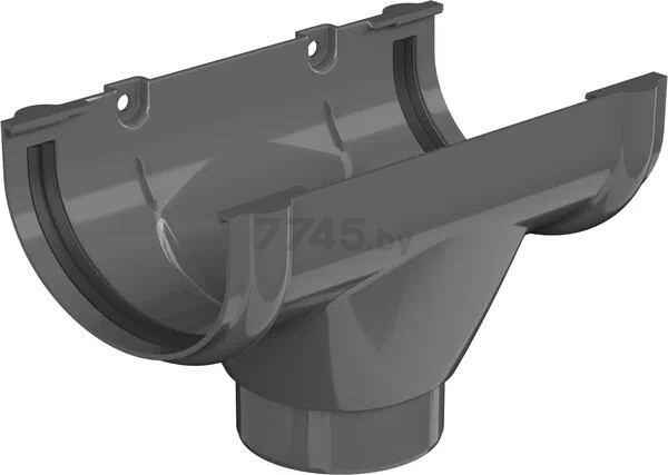 Воронка желоба ПВХ ТЕХНОНИКОЛЬ Оптима 120/80 серый (066393)
