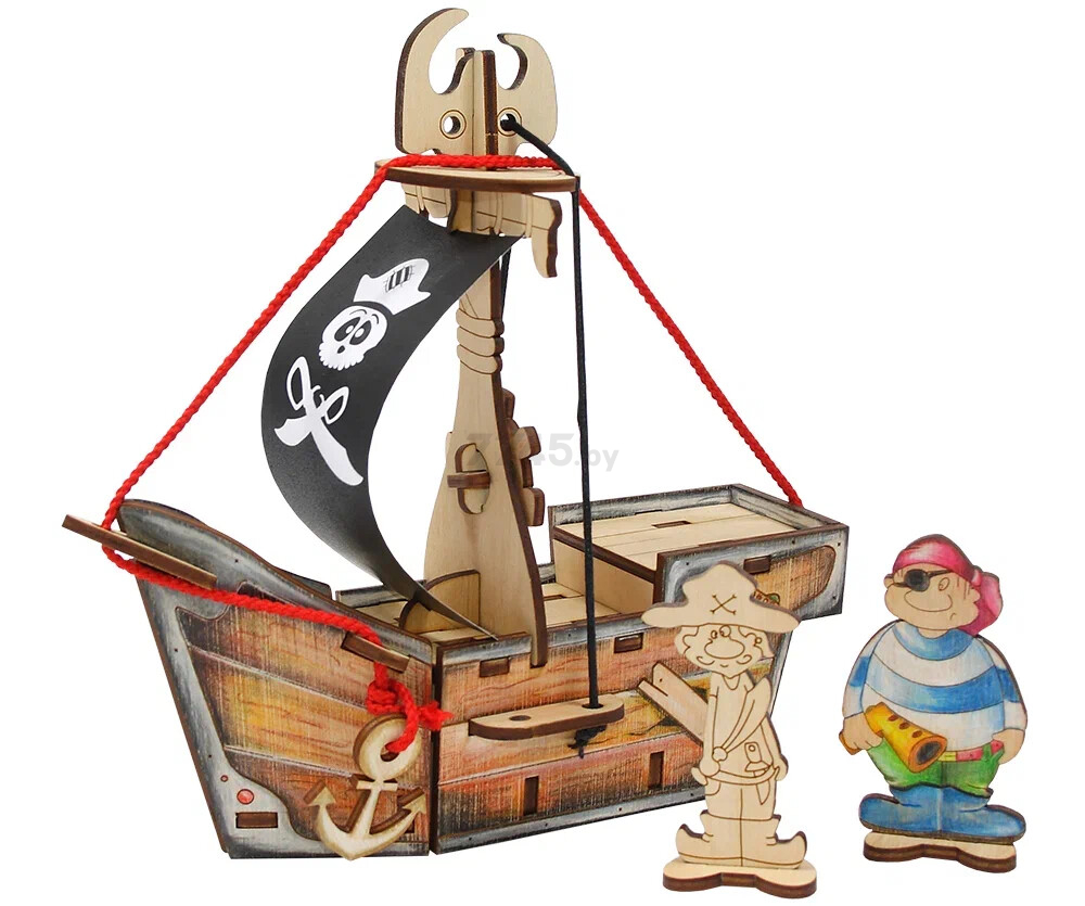 Игрушка WOODY Набор Пиратский корабль Карамба (00761) - Фото 5