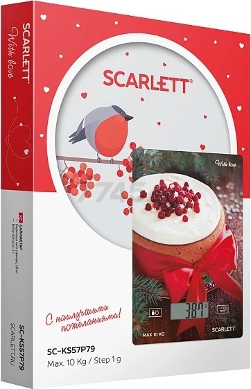 Весы кухонные SCARLETT SC-KS57P79 - Фото 3