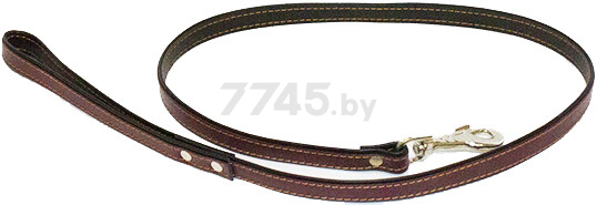 Поводок для собак HUMPO Ролл 20 мм 1,2 м бордовый/черный (432220-2)