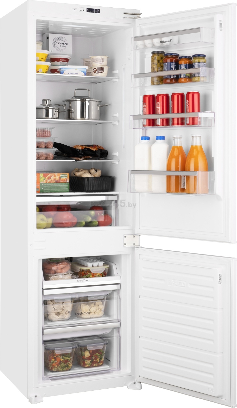 Холодильник встраиваемый WEISSGAUFF WRKI 178 V NoFrost - Фото 4