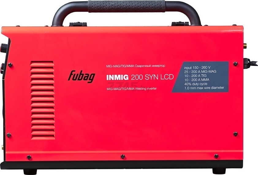 Полуавтомат сварочный FUBAG INMIG 200 SYN LCD (31590.1) - Фото 4