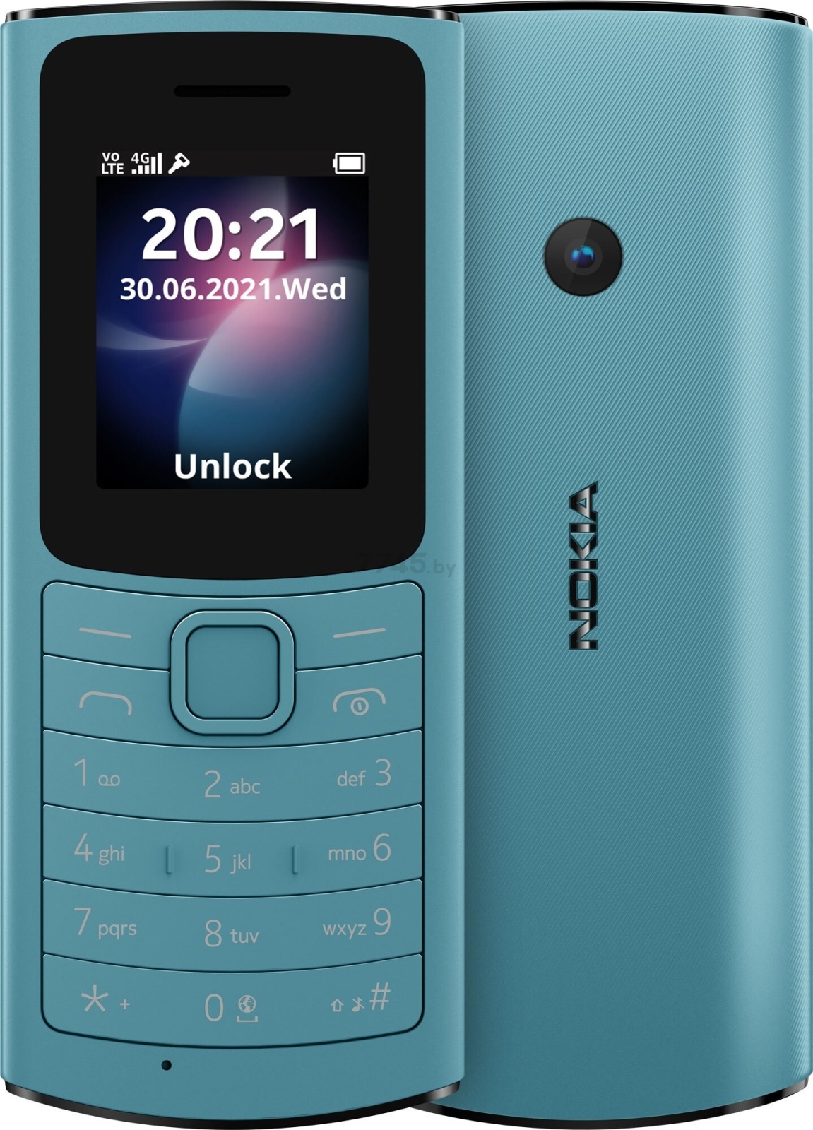 Мобильный телефон NOKIA 110 4G Dual Sim Blue (1GF018MPE1C01) - Фото 3