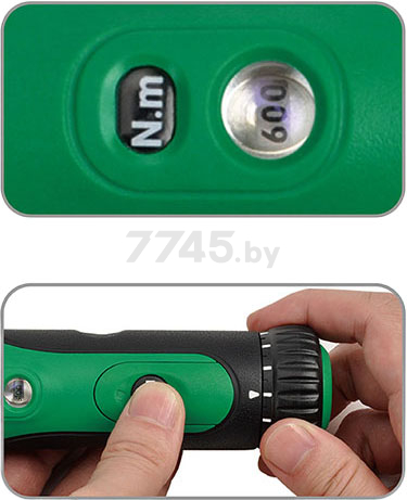 Ключ динамометрический 150-750 Нм 3/4" с окошком индикации TOPTUL (ANAU2475) - Фото 3
