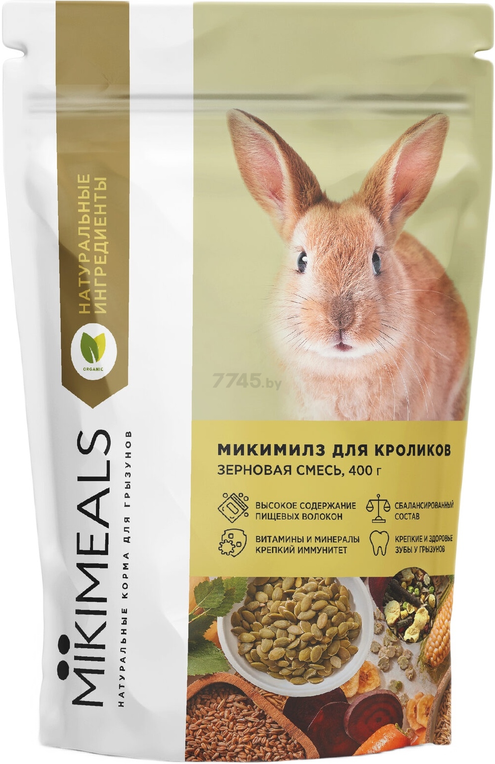 Корм для кроликов MIKIMEALS 0,4 кг (4673737477023)