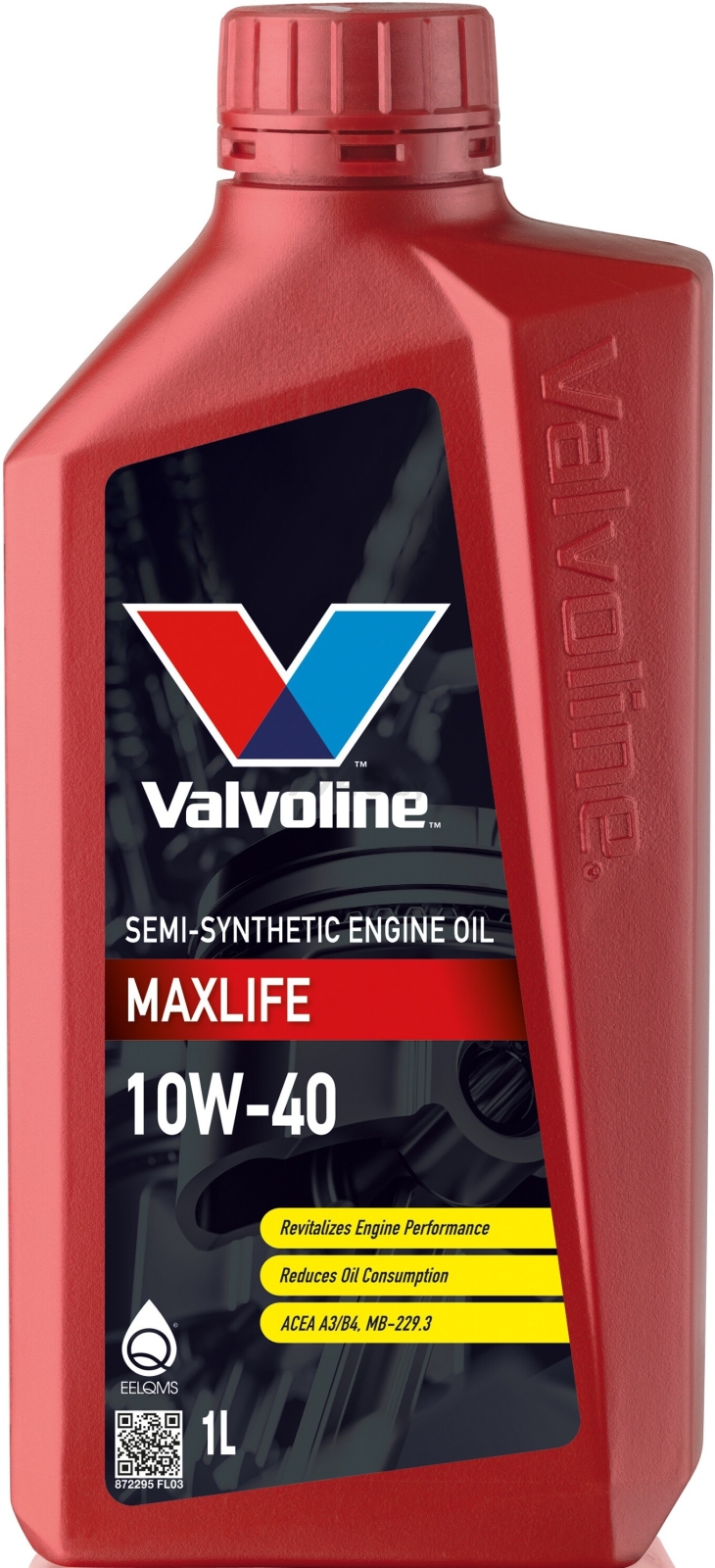 Моторное масло 10W40 полусинтетическое VALVOLINE MaxLife 1 л (872295)