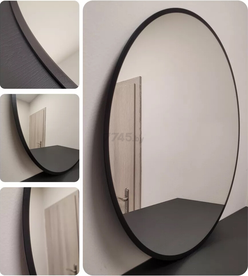 Зеркало для ванной EMZE UV D600 (UV.60.60.CHE) - Фото 6