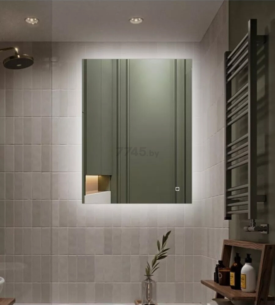 Зеркало для ванной с подсветкой EMZE LED Rectangle Small 600х800 (LED.60.80.4K) - Фото 13