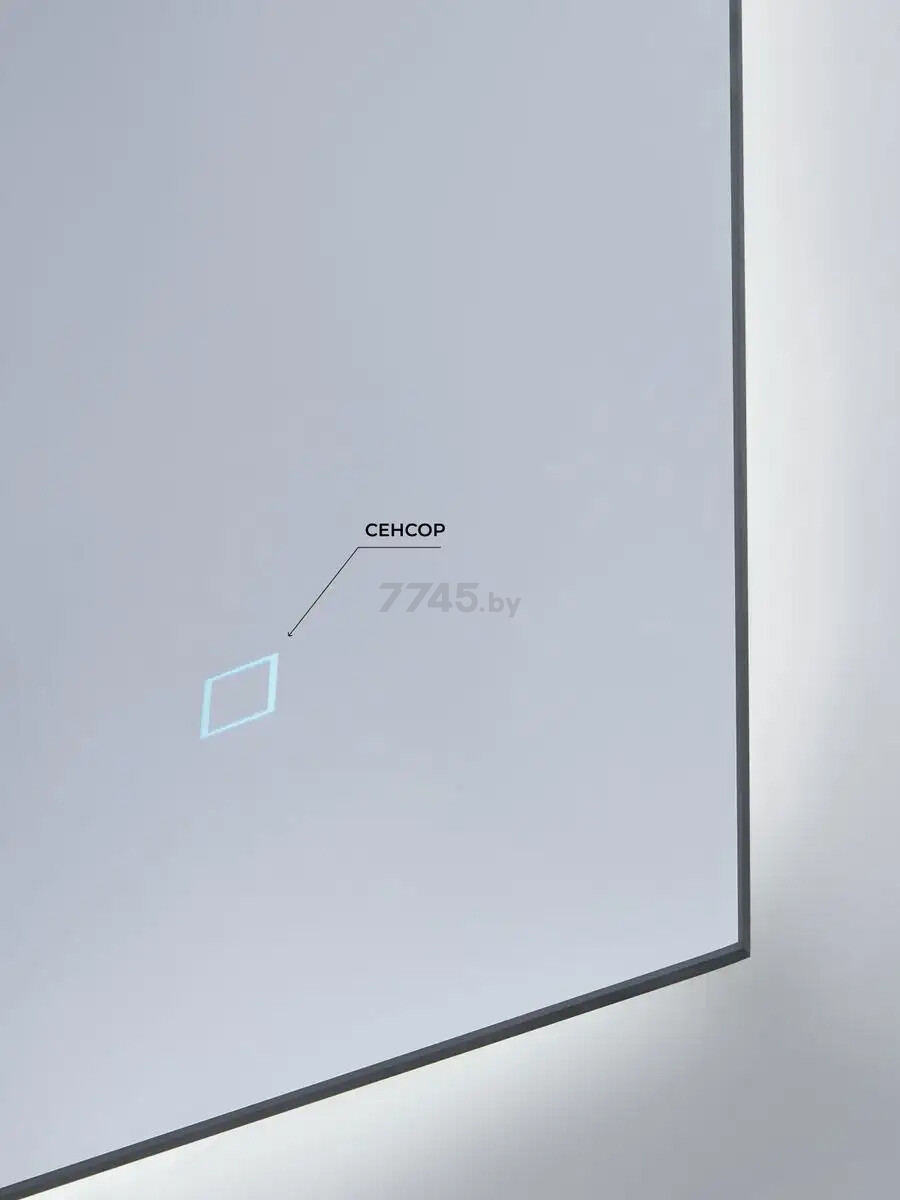Зеркало для ванной с подсветкой EMZE LED Rectangle Small 600х800 (LED.60.80.4K) - Фото 6