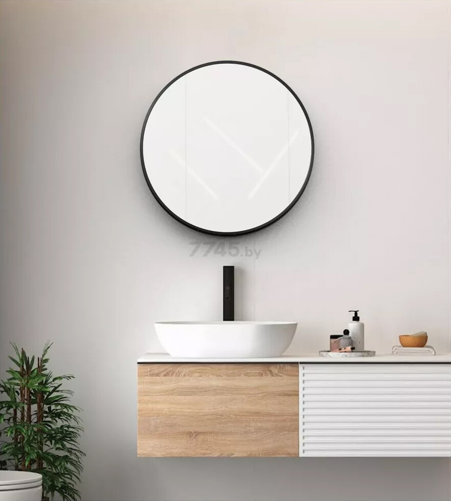 Зеркало для ванной EMZE Shine D500 (SHINE.50.50.CHE) - Фото 10