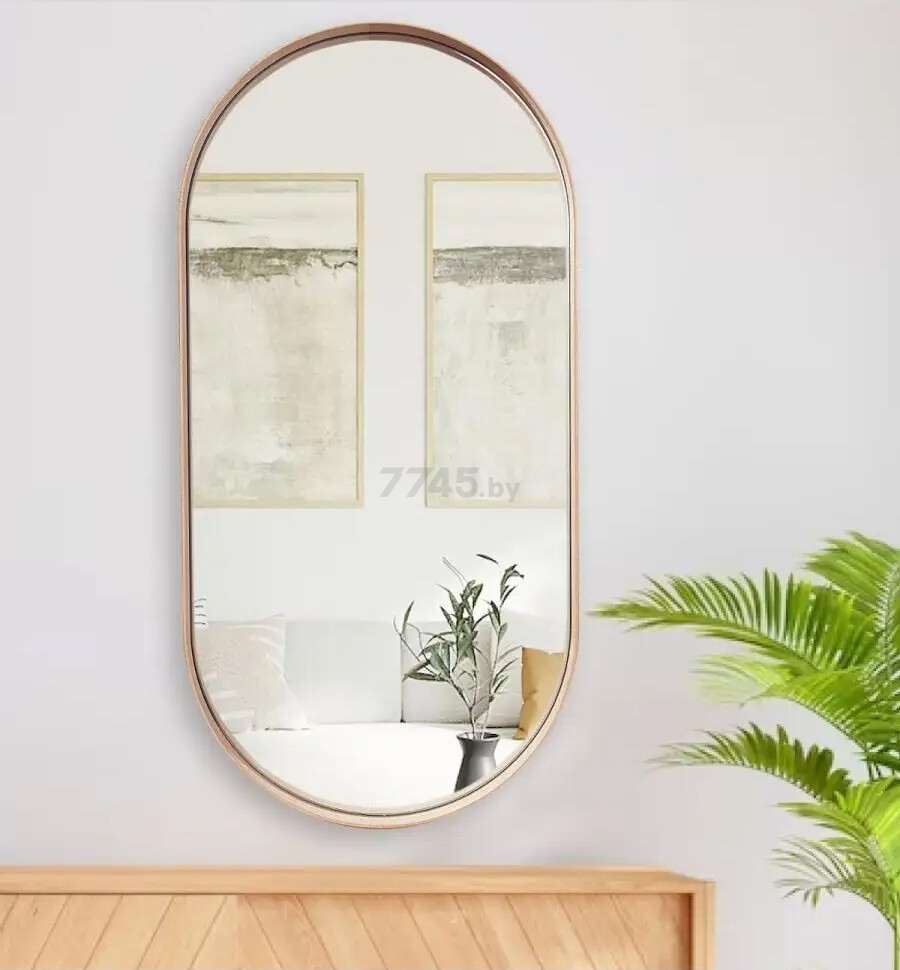 Зеркало для ванной EMZE Loft Oval 450х900 (LOFT.45.90.DUB) - Фото 3