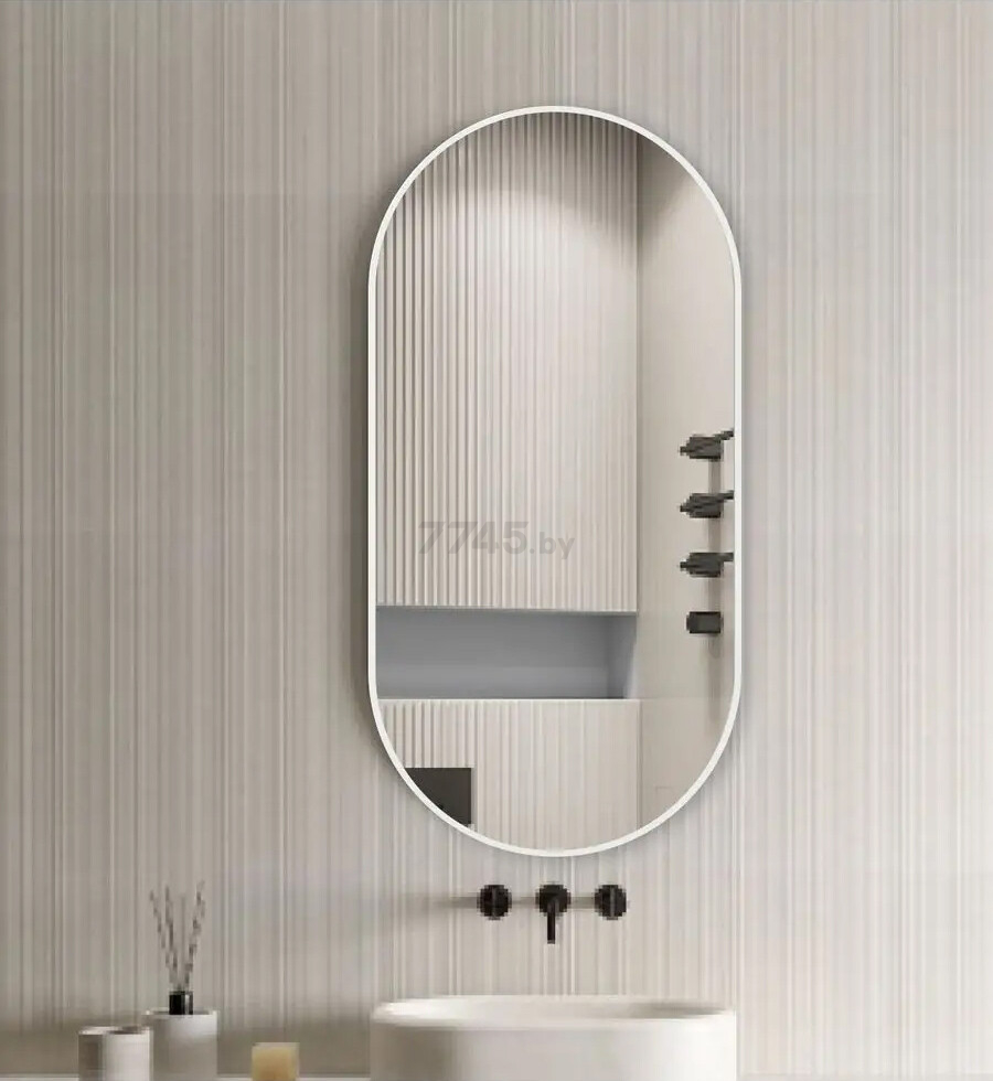 Зеркало для ванной EMZE UV 500х1000 (UV.50.100.BEL) - Фото 7