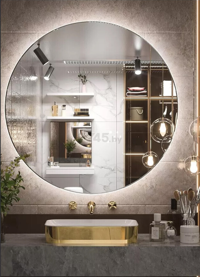Зеркало для ванной с подсветкой EMZE LED Motion D900 (LED.90.90.MOTION.4K) - Фото 4