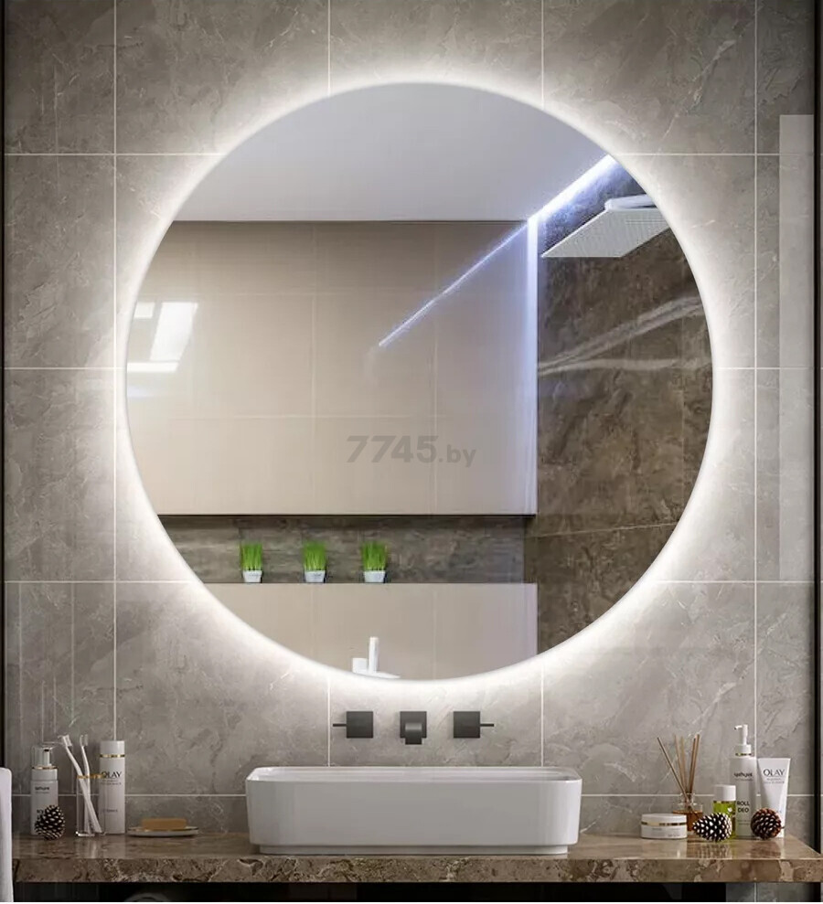 Зеркало для ванной с подсветкой EMZE LED Motion D900 (LED.90.90.MOTION.4K) - Фото 5