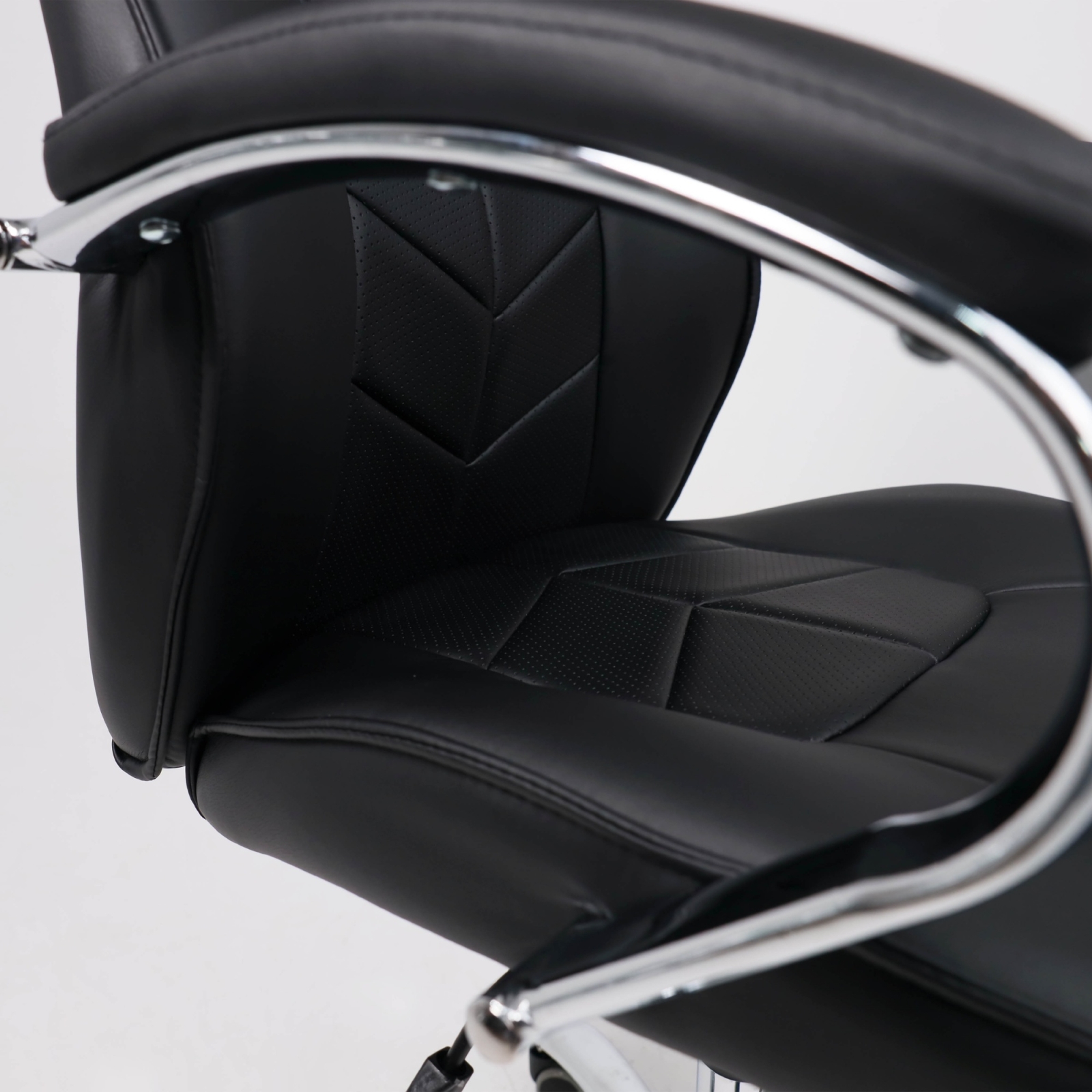 Кресло компьютерное AKSHOME Kapral Eco черный (104298) - Фото 10