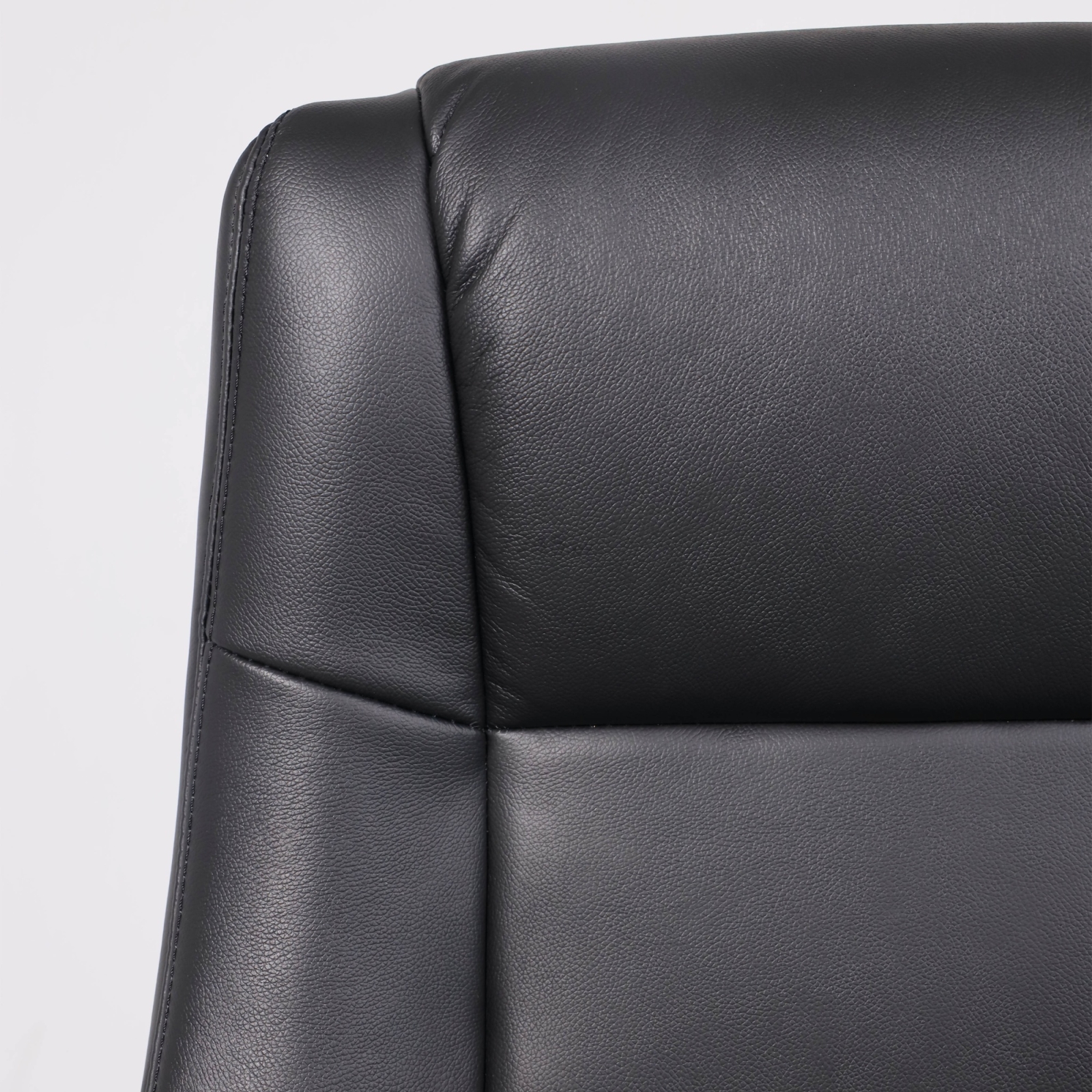 Кресло компьютерное AKSHOME Crocus натуральная кожа черный (104293) - Фото 7