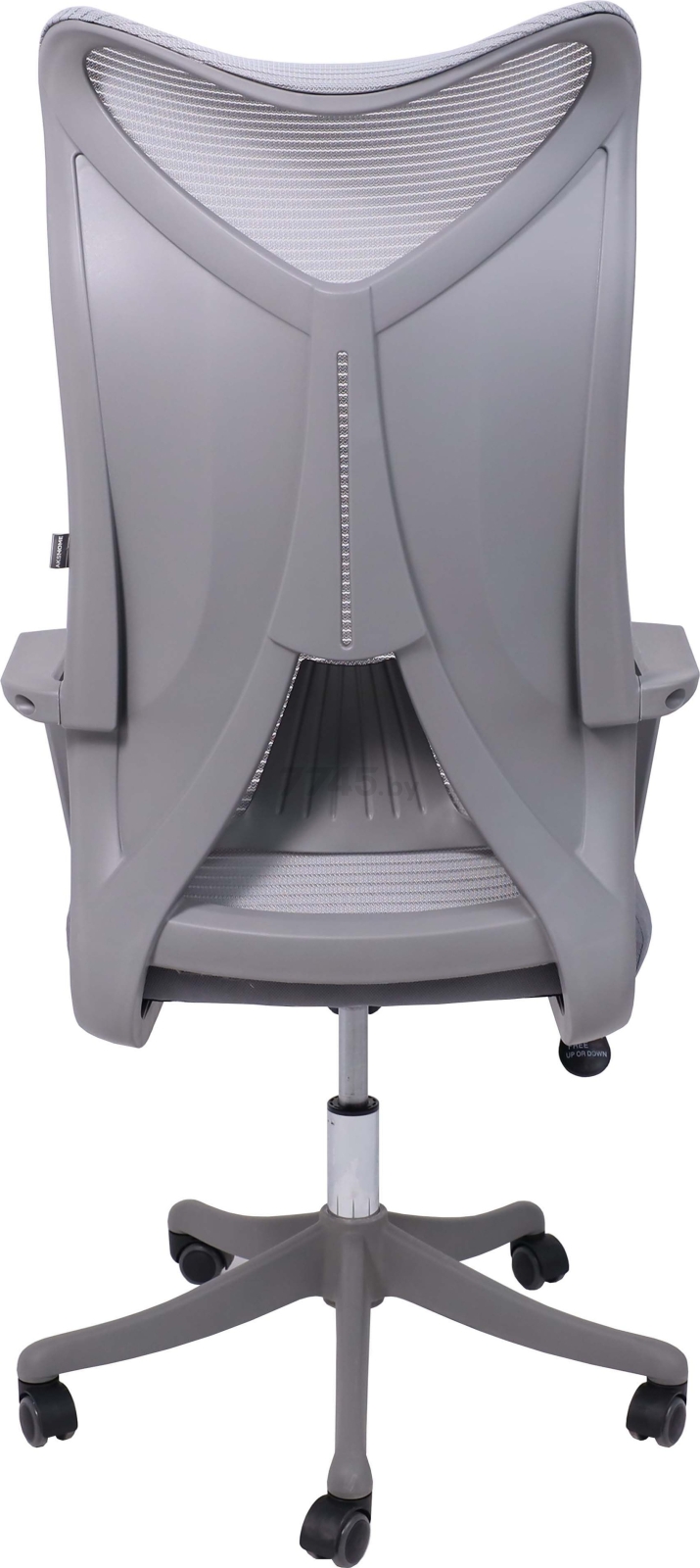 Кресло компьютерное AKSHOME Abraham ткань/сетка серый (103086) - Фото 5