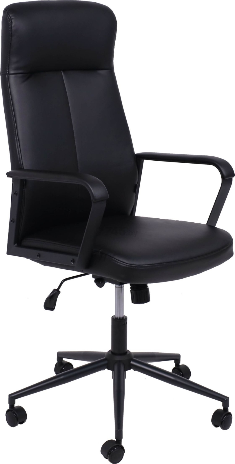Кресло компьютерное AKSHOME Edison кожзам черный (104695)