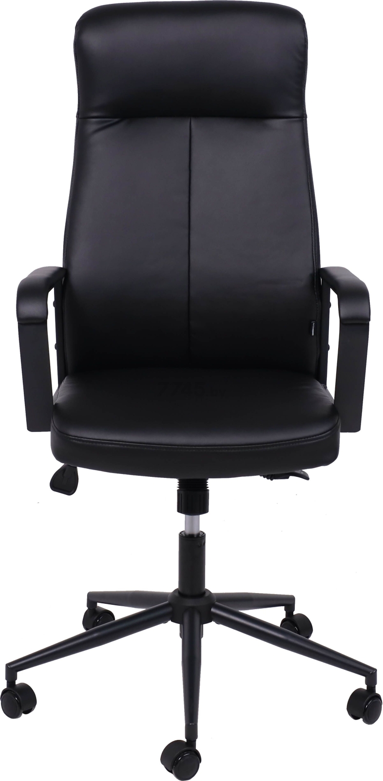 Кресло компьютерное AKSHOME Edison кожзам черный (104695) - Фото 2