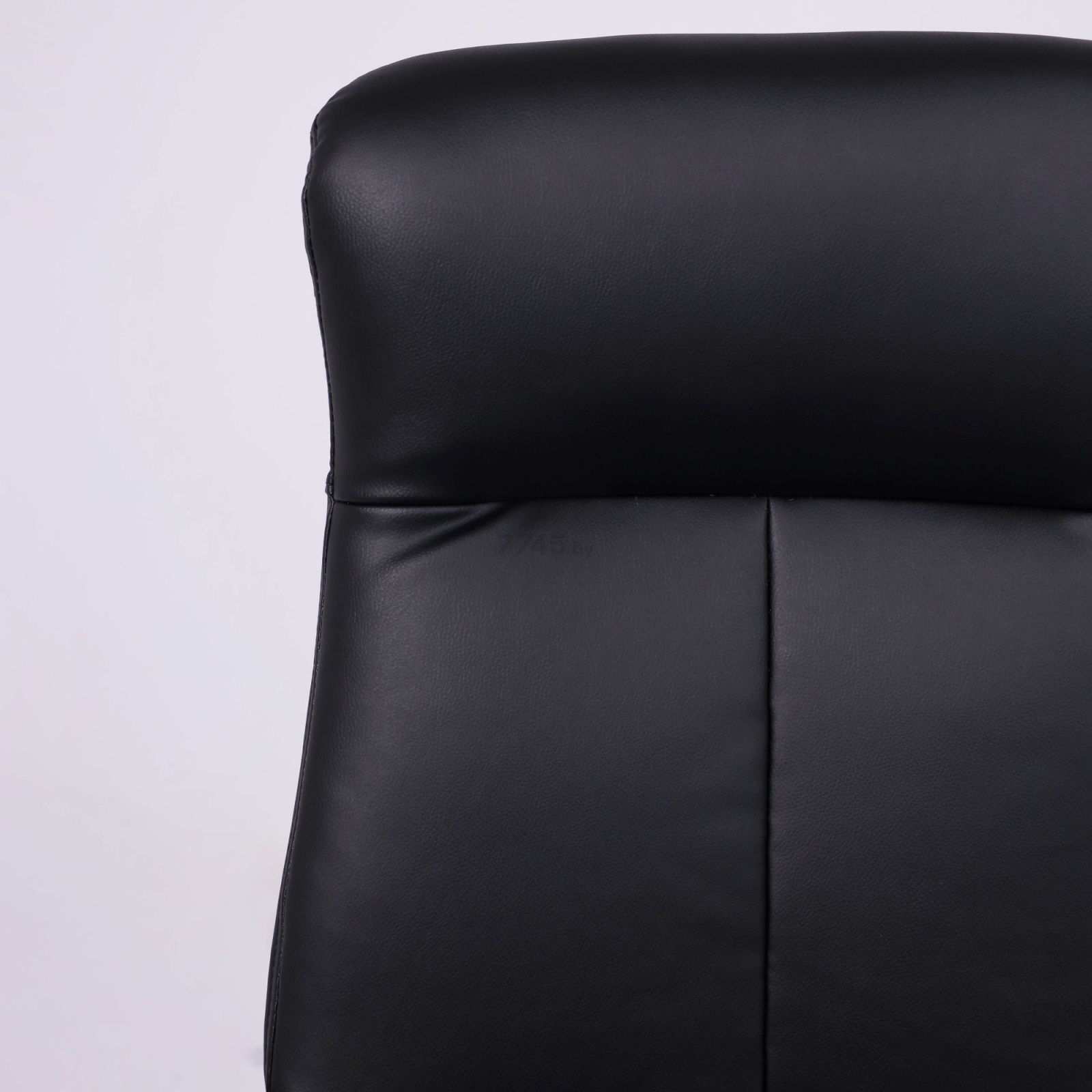 Кресло компьютерное AKSHOME Edison кожзам черный (104695) - Фото 9