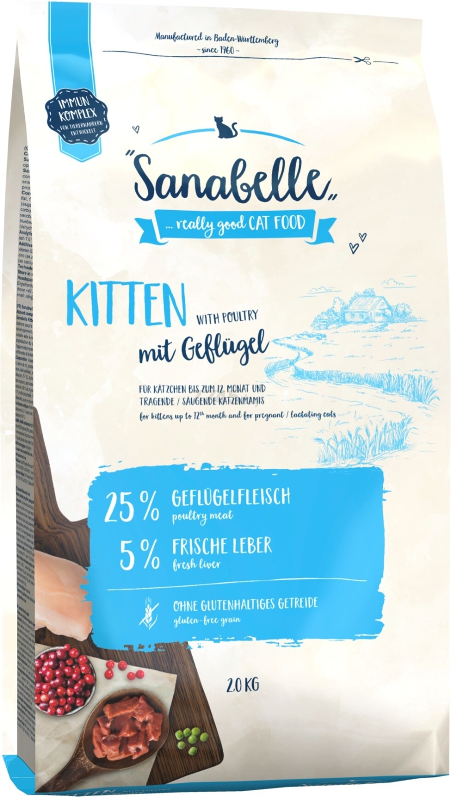 Сухой корм для котят BOSCH Sanabelle Kitten 2 кг (4015598017152)