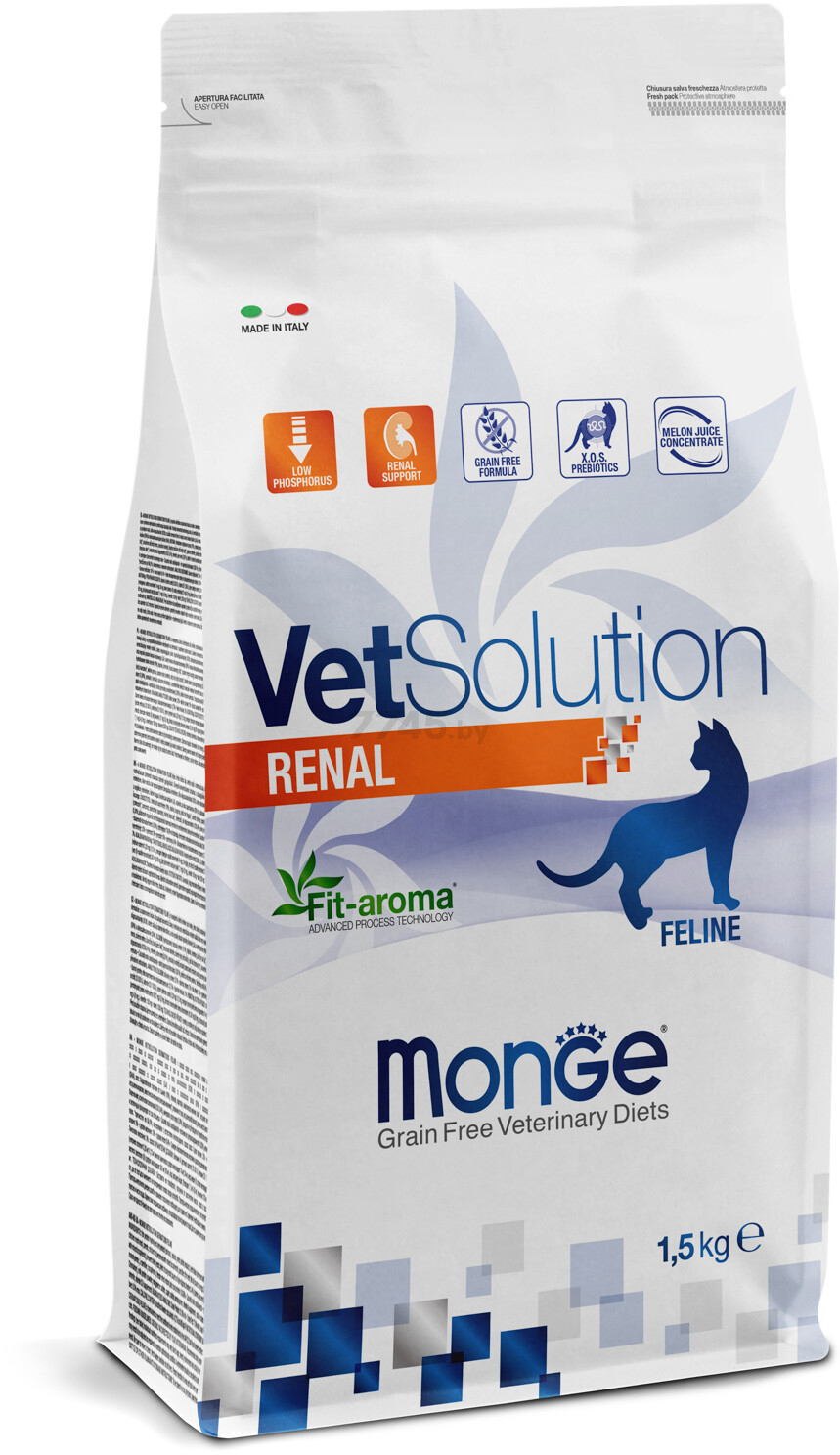 Сухой корм для кошек MONGE VetSolution Renal 1,5 кг (70081658)