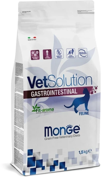 Сухой корм для кошек MONGE Cat Gastrointestinal при заболеваниях ЖКТ 1,5 кг (70081511)