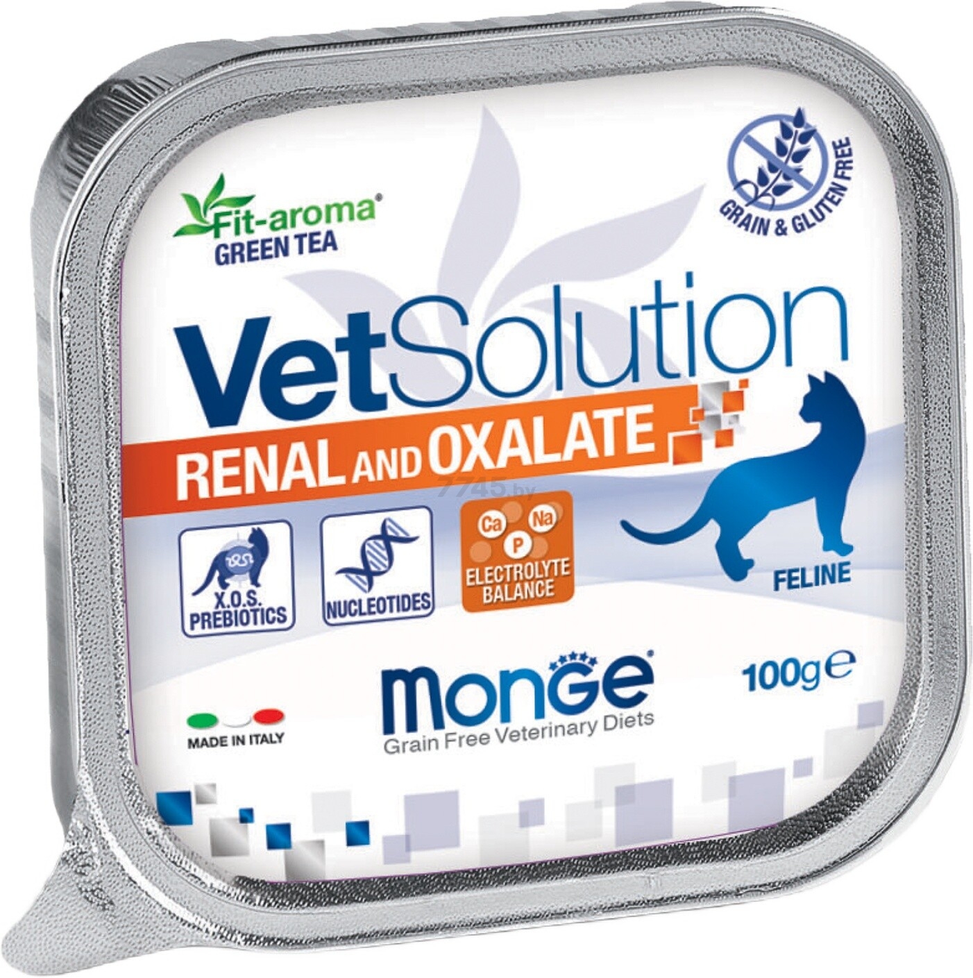 Влажный корм для кошек MONGE VetSolution Renal Oxalate ламистер 100 г (70014649)