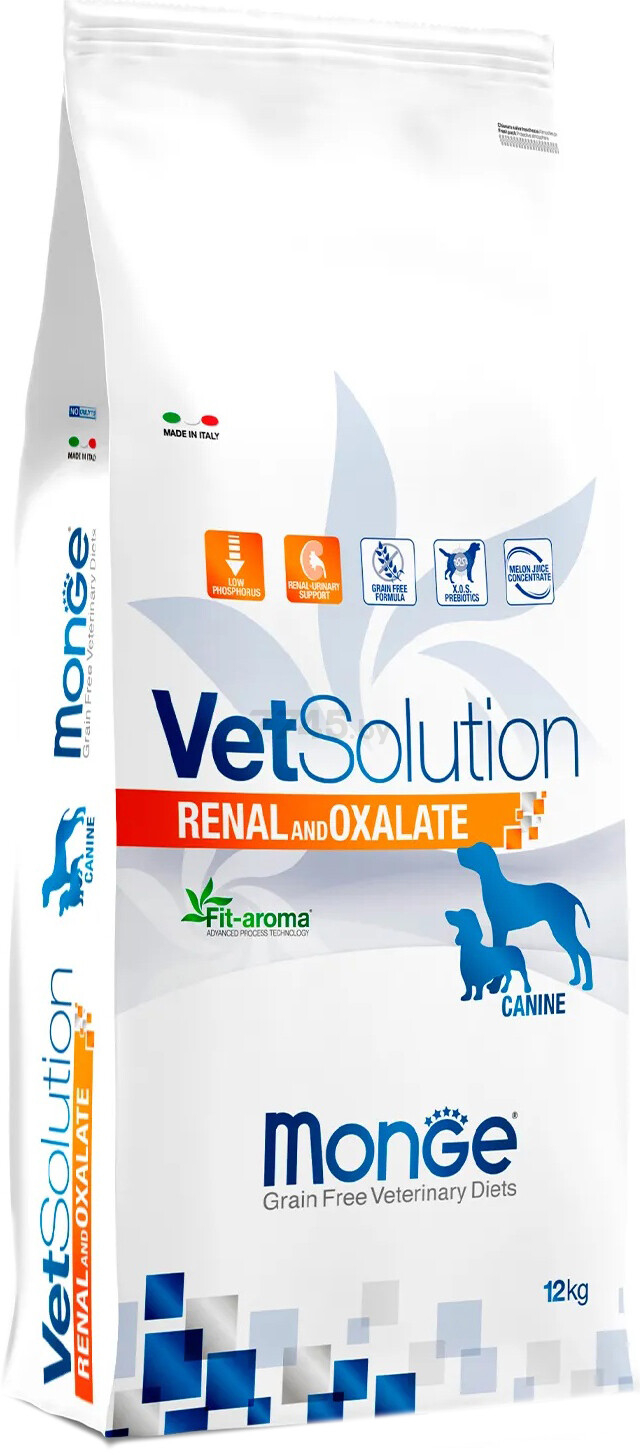 Сухой корм для собак MONGE VetSolution Renal 12 кг (70081146)