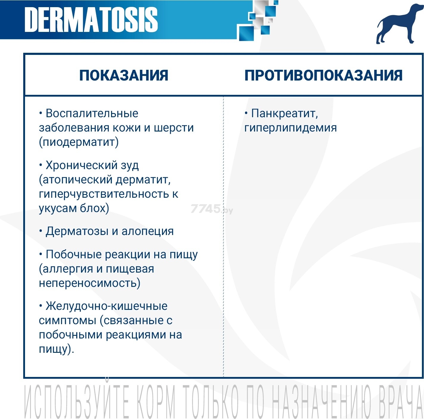 Сухой корм для собак MONGE VetSolution Dermatosis 12 кг (70081016) - Фото 3
