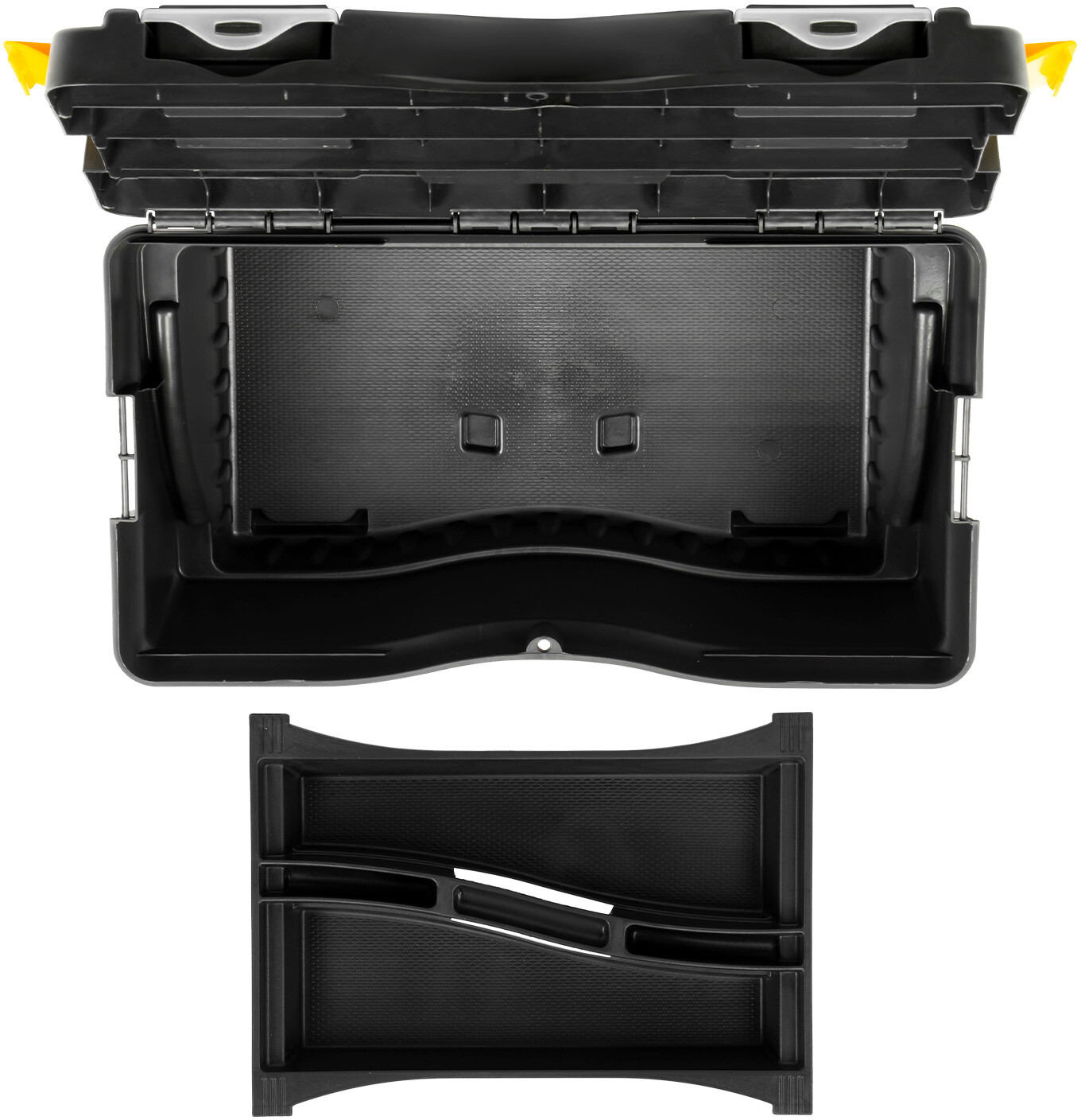 Ящик для инструментов пластиковый KOLNER KBOX 22/1 560х275х320 мм с клапанами (8110100070) - Фото 5