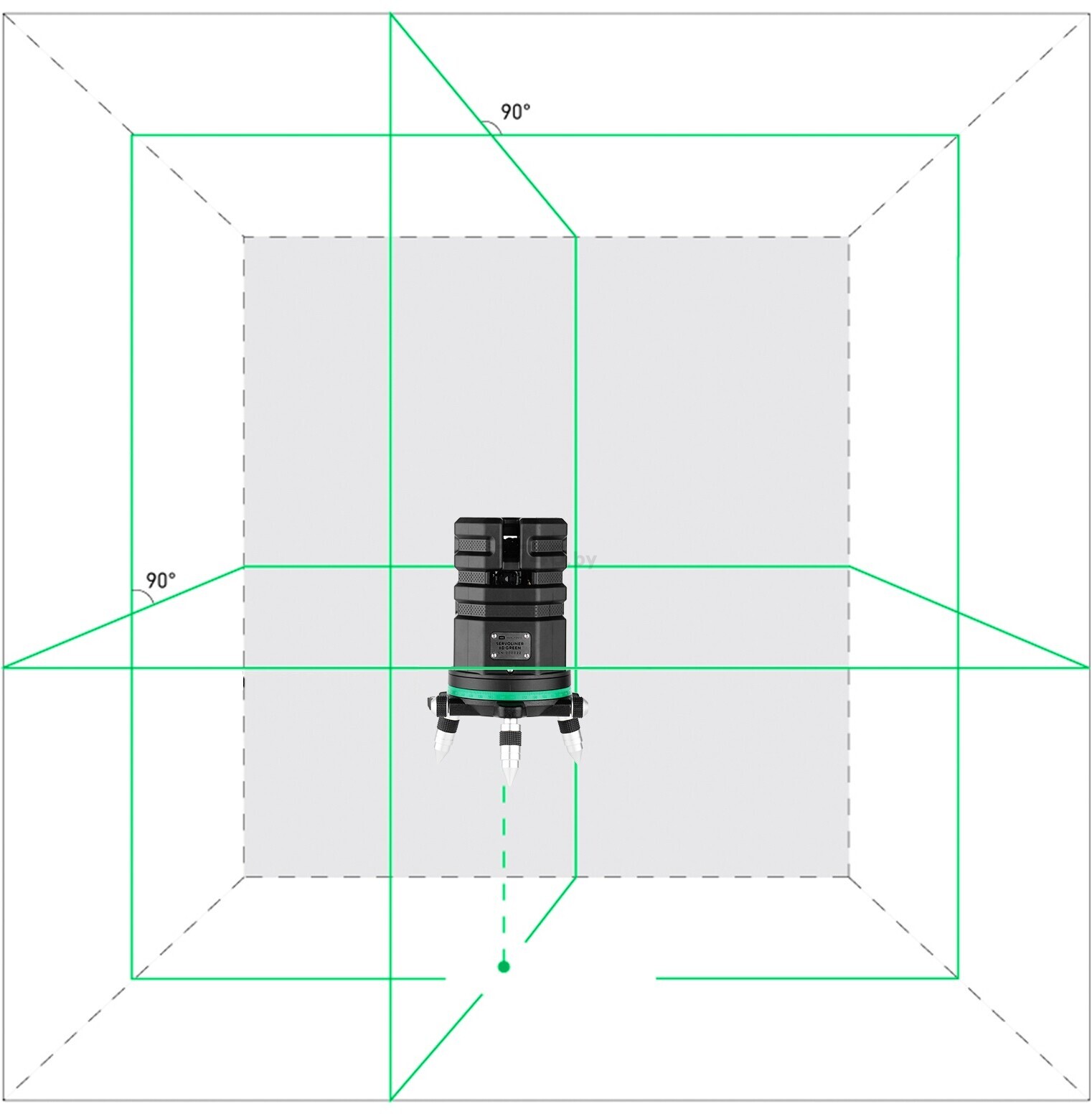 Уровень лазерный ADA INSTRUMENTS 6D Servoliner Green (A00622) - Фото 3