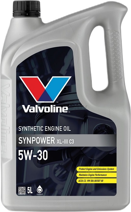 Моторное масло 5W30 синтетическое VALVOLINE SynPower XL-III C3 5 л (872375)
