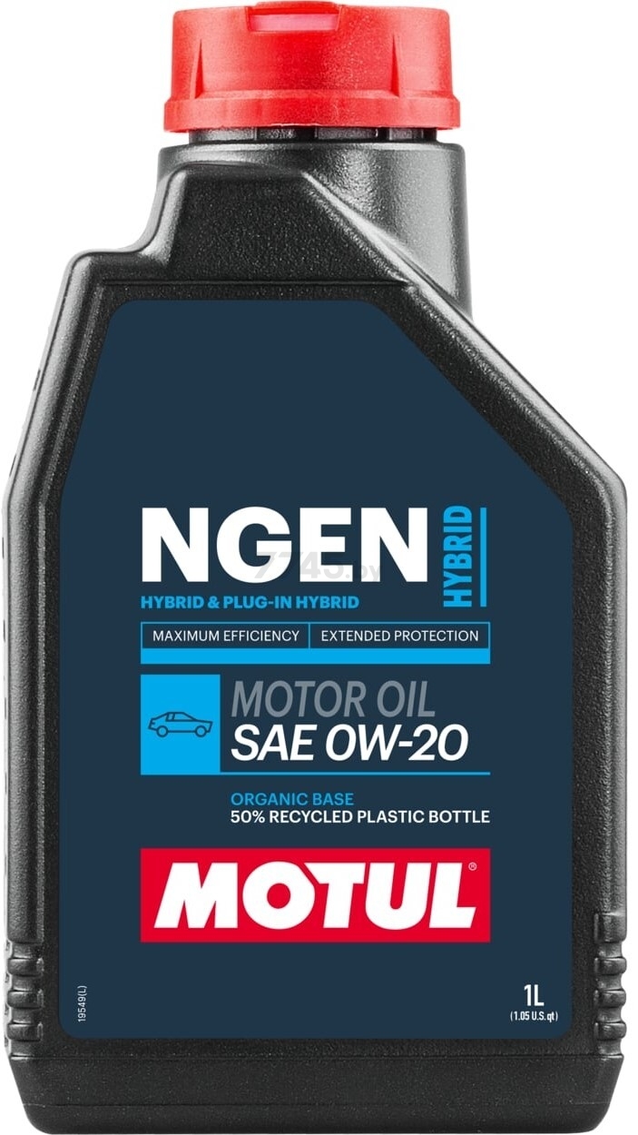 Моторное масло 0W20 синтетическое MOTUL NGEN Hybrid 1 л (111898)