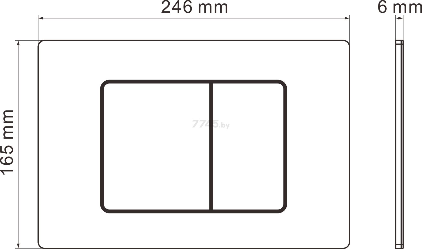 Унитаз с инсталляцией 6 в 1 ROXEN StounFix Slim (954681) - Фото 11