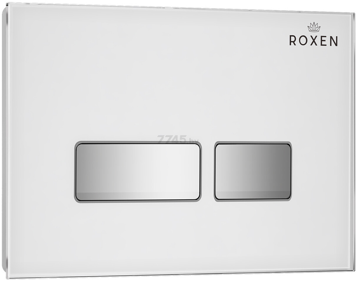 Кнопка смыва ROXEN Glass 430280W - Фото 2