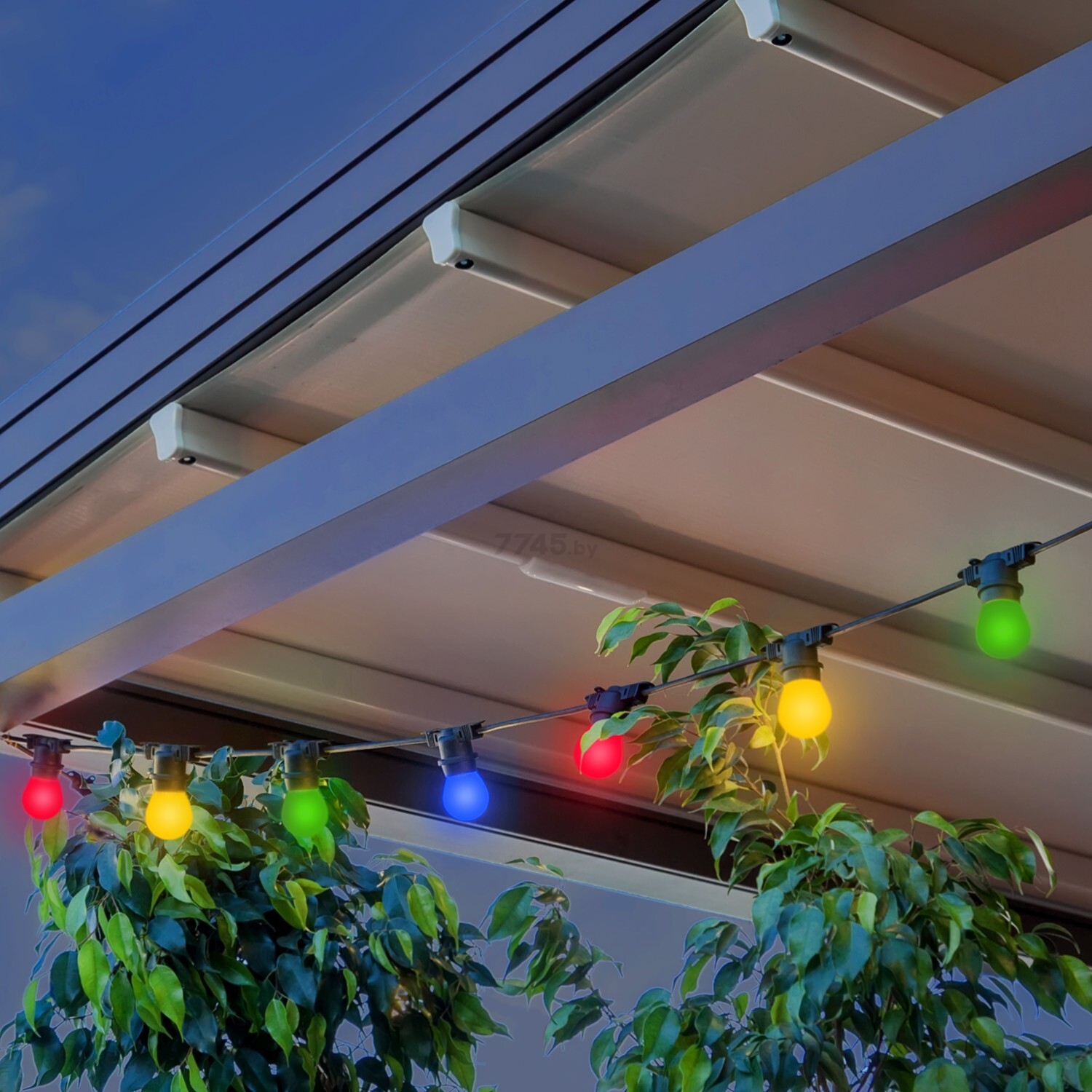 Гирлянда новогодняя светодиодная GAUSS Белт Лайт Holiday 10 ламп 7,7 м мультицвет (HL060) - Фото 10