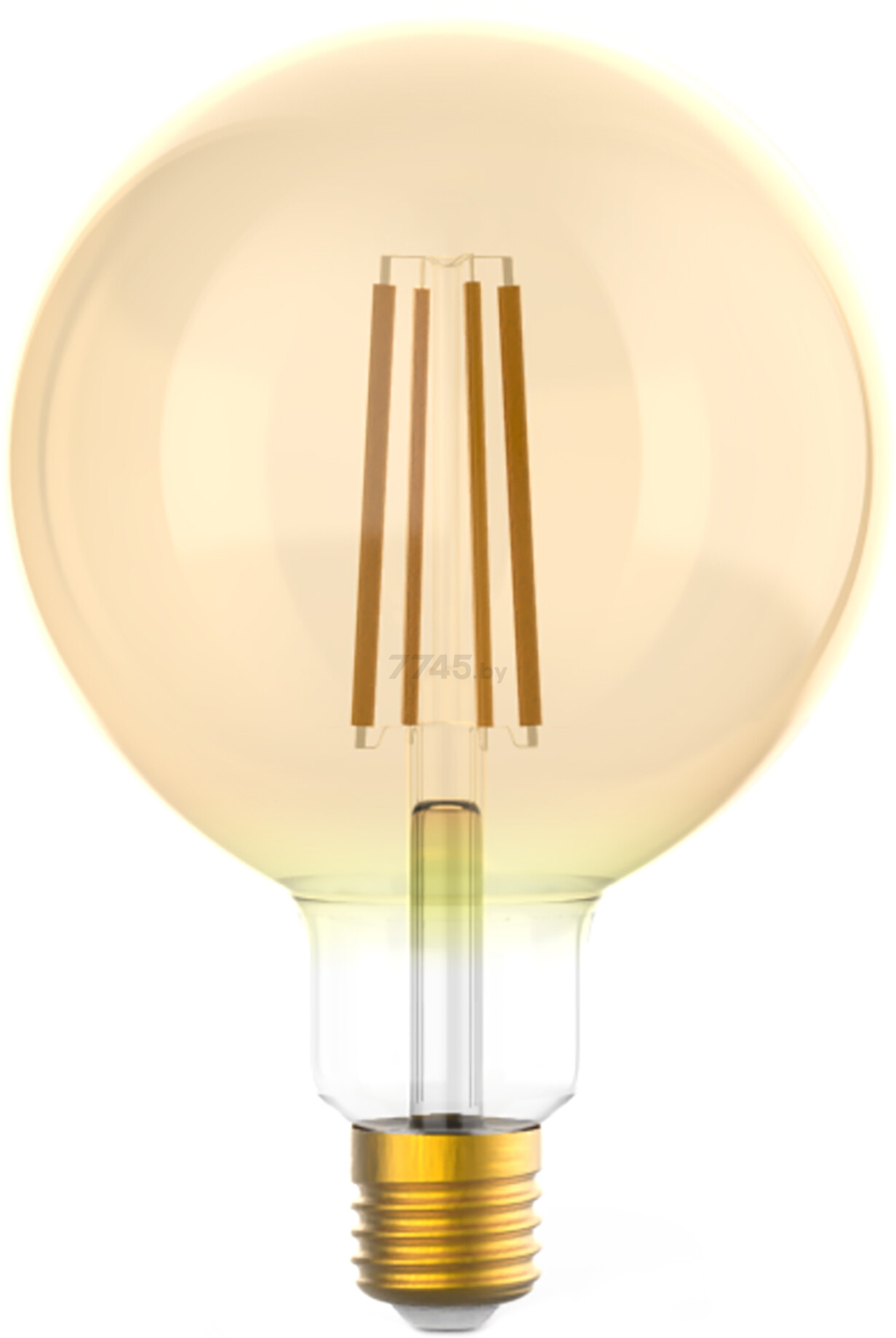 Лампа светодиодная филаментная Е27 GAUSS 10 Вт 2400К golden диммируемая (158802010-D)