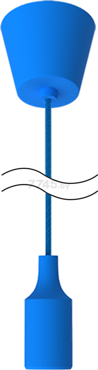 Светильник подвесной GAUSS Decor голубой (PL014)
