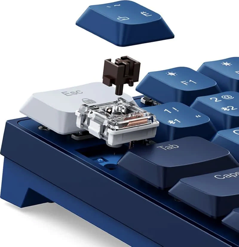 Клавиатура беспроводная механическая UGREEN KU102 Blue (15228) - Фото 12
