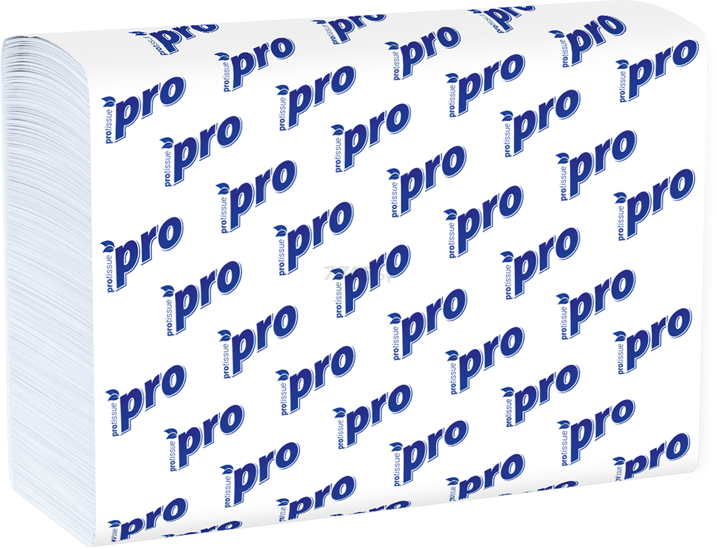 Полотенца бумажные PROTISSUE двухслойные Z-сложения 190 штук (С196)