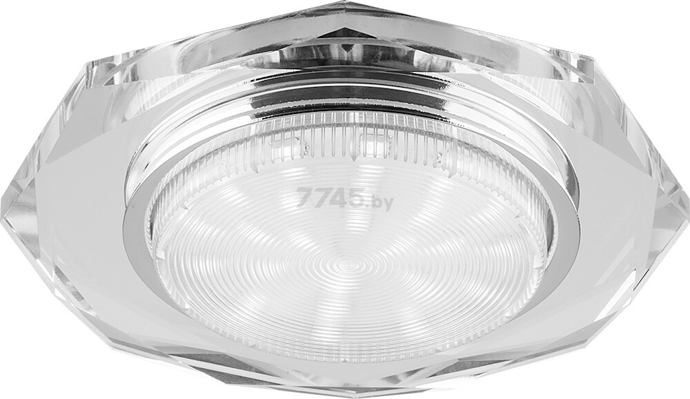 Точечный светильник под лампу GX53 FERON DL4020-2 прозрачный (20148)