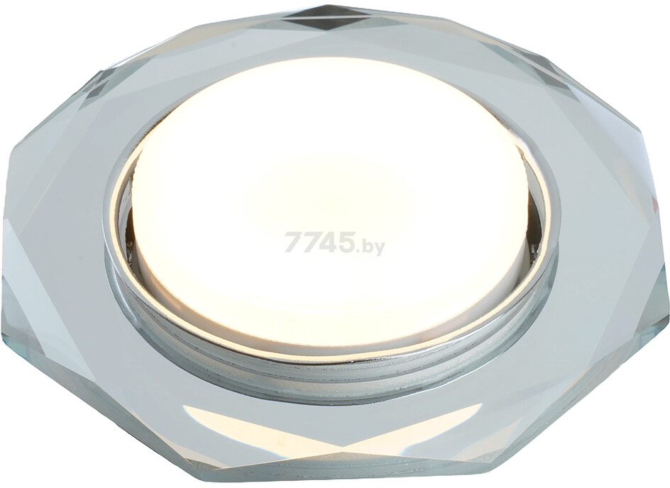 Точечный светильник под лампу GX53 FERON DL4020-2 прозрачный (20148) - Фото 2