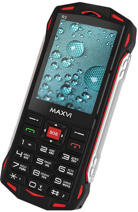 Мобильный телефон MAXVI R3 Red - Фото 3