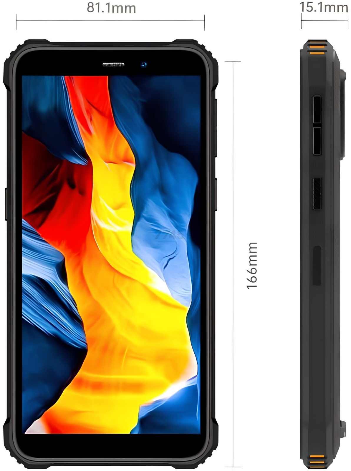 Смартфон OUKITEL WP20 Pro 4GB/64GB Black - Фото 12