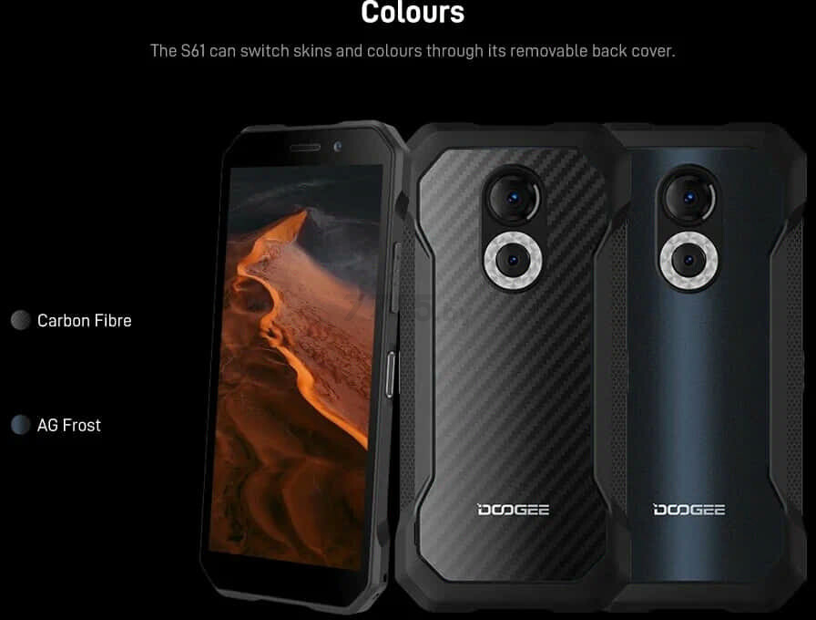 Смартфон Doogee S61 6GB/64GB Углеродное волокно (S61_Carbon Fiber) - Фото 27