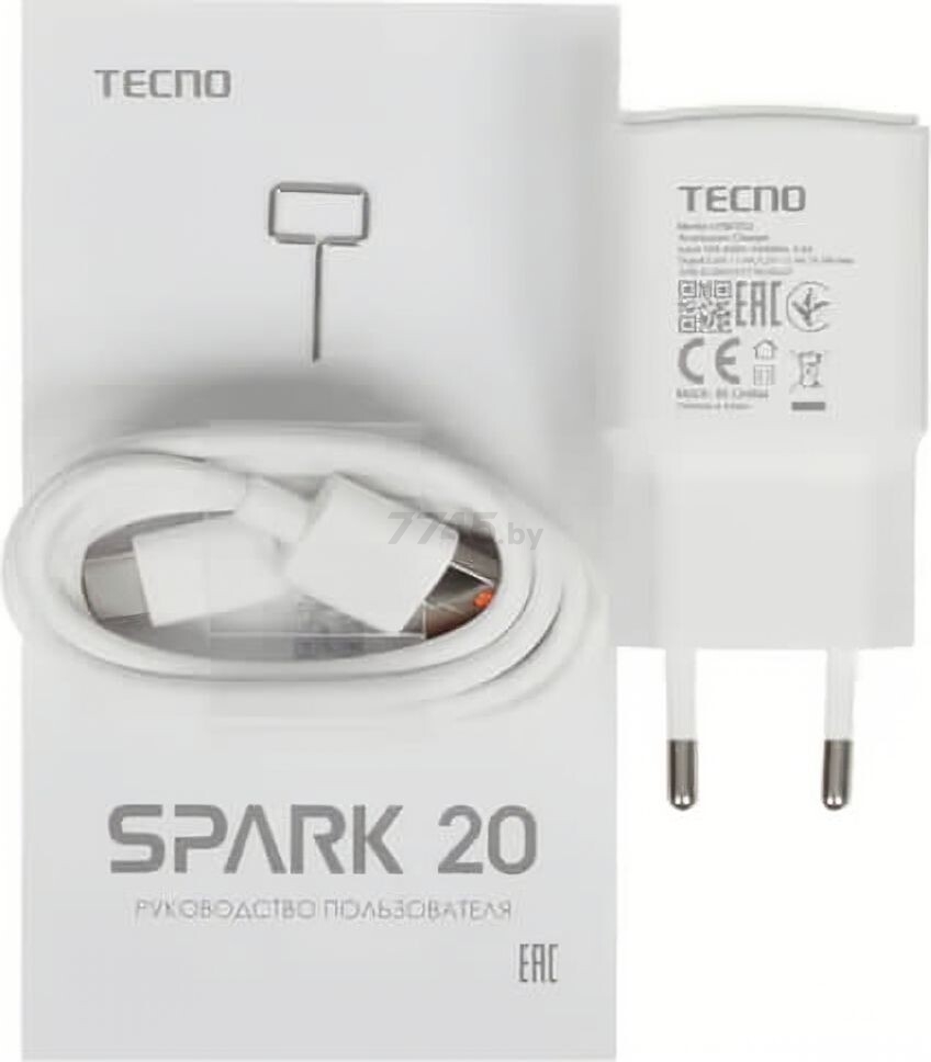 Смартфон TECNO Spark 20 8GB/256GB Gravity Black - Фото 13