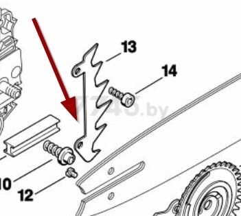 Упор зубчатый для бензопилы ECO CSP-267 (PJ36098)
