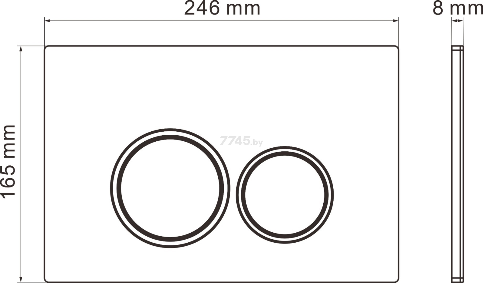 Унитаз с инсталляцией 6 в 1 ROXEN StounFix Slim (964008) - Фото 11